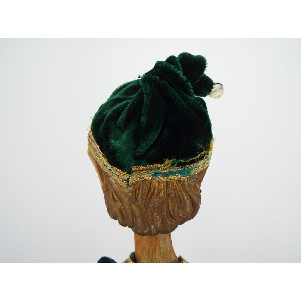 Vintage MCM Hollywood Regency 18" Pixie Elf Sculpture Figurine Hong Kong - Picture 11 of 15
